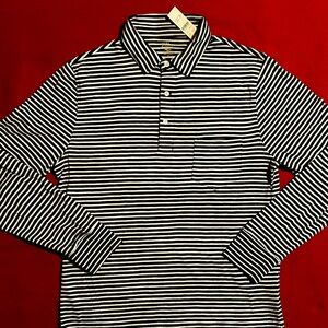 NEW! J. Crew striped long sleeve polo
